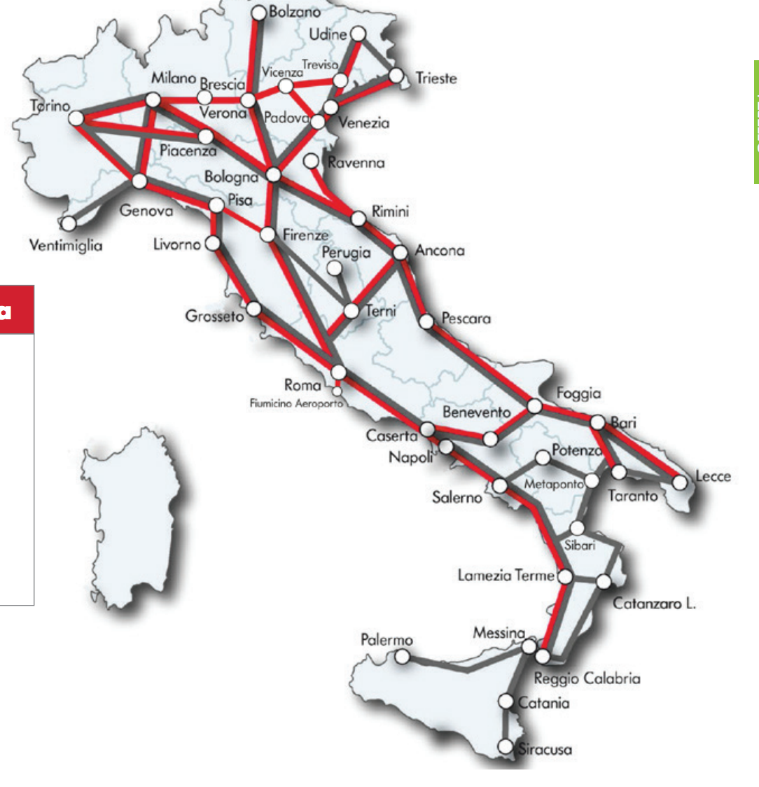 Trenitalia Mappa Linee Ferroviarie